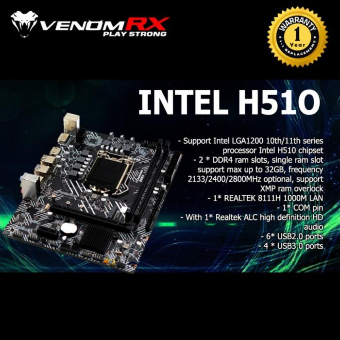 Venom Rx Intel H61 Motherboard Supported Processor Zotac H61