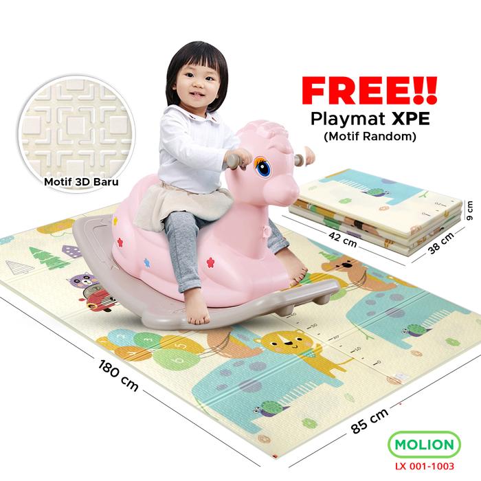 Gambar SPEEDS Ayunan Anak Mainan Ayunan Kuda Kudaan Bermain Karakter Lucu Playground Playgym  HDPE 001-M1310 - 103PSET dari Speedshome undefined Tokopedia