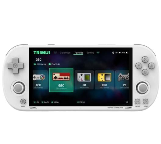 Gambar TRIMUI Smart Pro Retro Handheld Video Game Console Open Source System - Putih, 128GB full game dari HeLo Official Store undefined Tokopedia