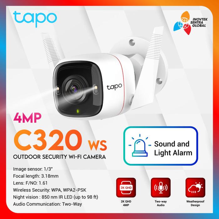 Gambar TP-Link TAPO C500 / C310 / C320WS / C520WS CCTV Outdoor Wifi IP Camera - TAPOC320WS ONLY dari Inovtek Sentra Global undefined Tokopedia