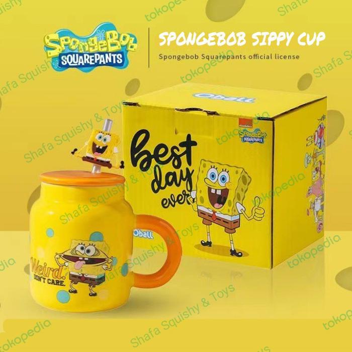 Gambar Spongebob Squarepants Sippy Cup - Mug  Spongebob & Patrick Original - Spongebob dari Shafa Squishy & Toys undefined Tokopedia
