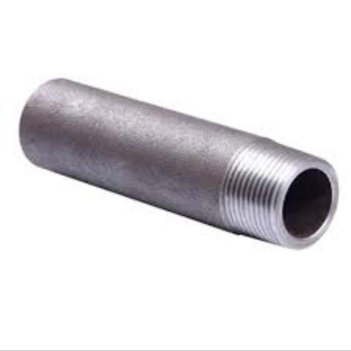 Raccord Tuyau 3/4 X 6 Pouces – Schedule 40 – Acier Inox 304 – Extrémités Lisses