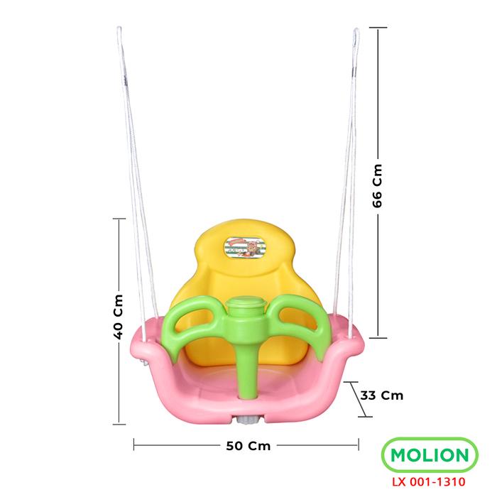 Gambar SPEEDS Ayunan Anak Mainan Ayunan Kuda Kudaan Bermain Karakter Lucu Playground Playgym  HDPE 001-M1310 - 1310PNK dari Speedshome undefined Tokopedia