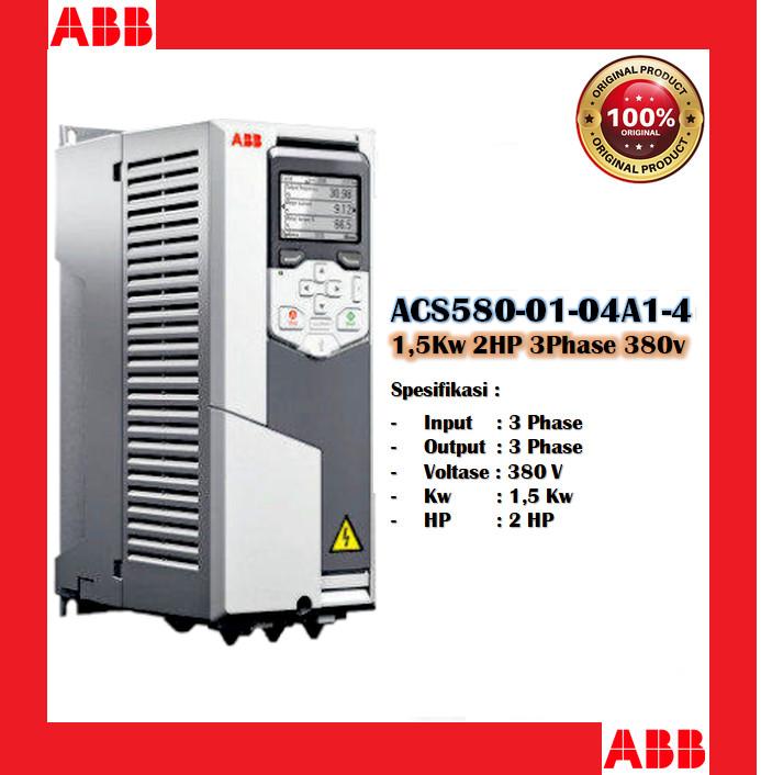 Gambar Inverter ABB Variable Frequency Drive1.5KW 2HP 3 Phase 380V ACS580 dari OeKTwinShop undefined Tokopedia