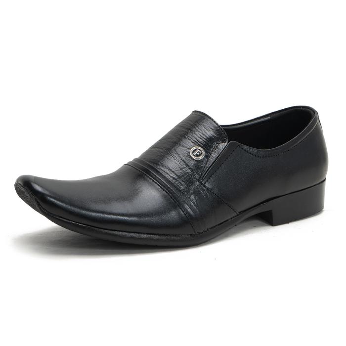 Gambar Sepatu Pantofel Pria Kulit Asli Original Best Quality F073 Hitam - Hitam, 40 dari Moralist Store undefined Tokopedia