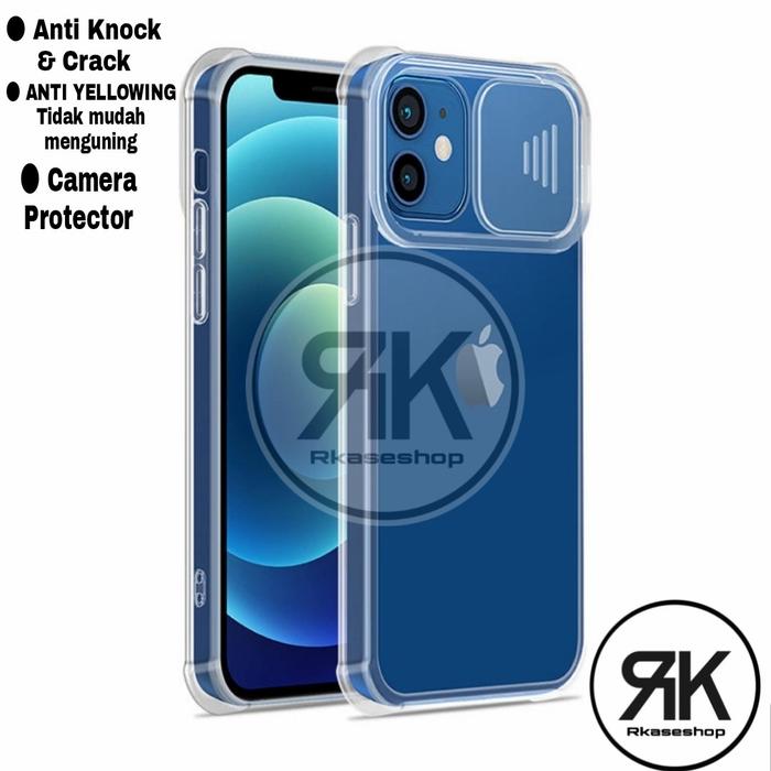 Anti Crack Camera Slide Iphone X XR XS MAX Case Cover Camshield IP XR