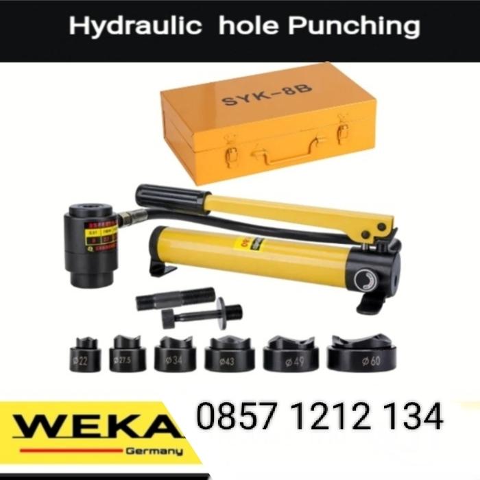 Gambar Hydraulic Hole Punching 22-60Mm Punching hydraulic Weka germany SYK-8B dari Nusantara jaya jkt undefined Tokopedia