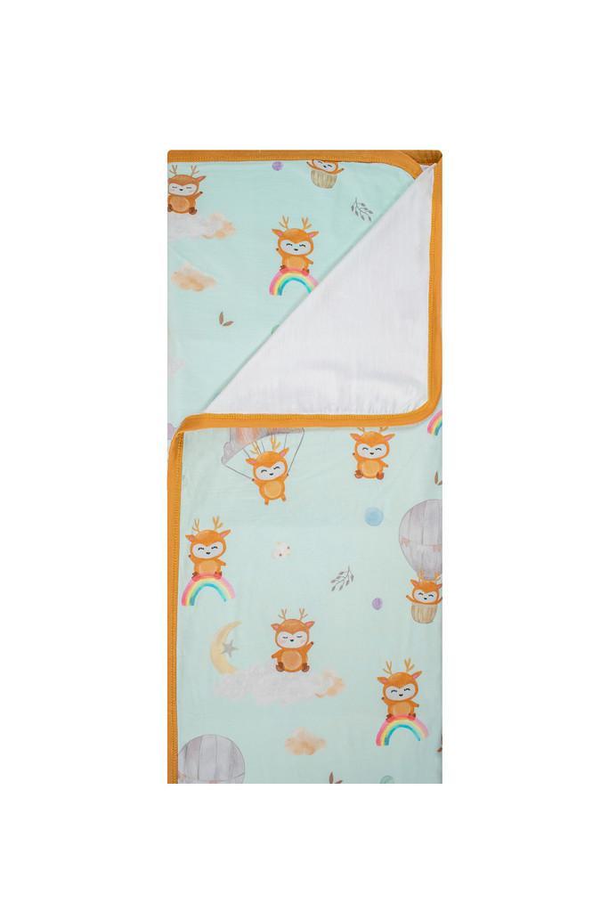 Gambar Promo Hikarusa Selimut Anak Hikaru Double Layer Blanket Tencel 80X100 - Sky Deer Mint dari seliya undefined Tokopedia