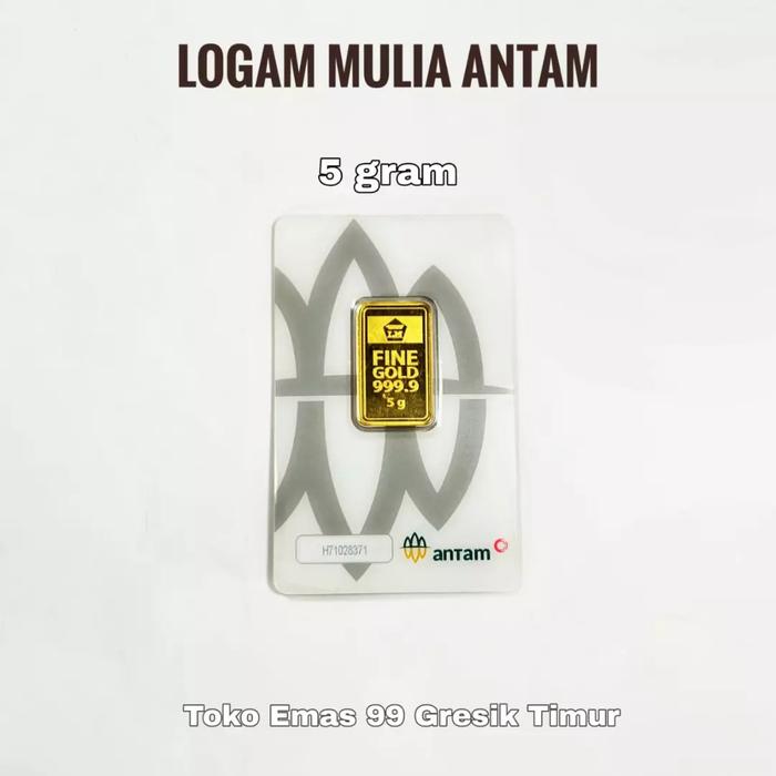 Gambar Toko Emas 99 - Antam Logam Mulia 5 Gr dari salim najih undefined Tokopedia