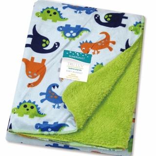 Gambar Selimut Bayi Bahan Lembut - Baby Blanket - Dino Hijau dari Aurel Babyshop undefined Tokopedia