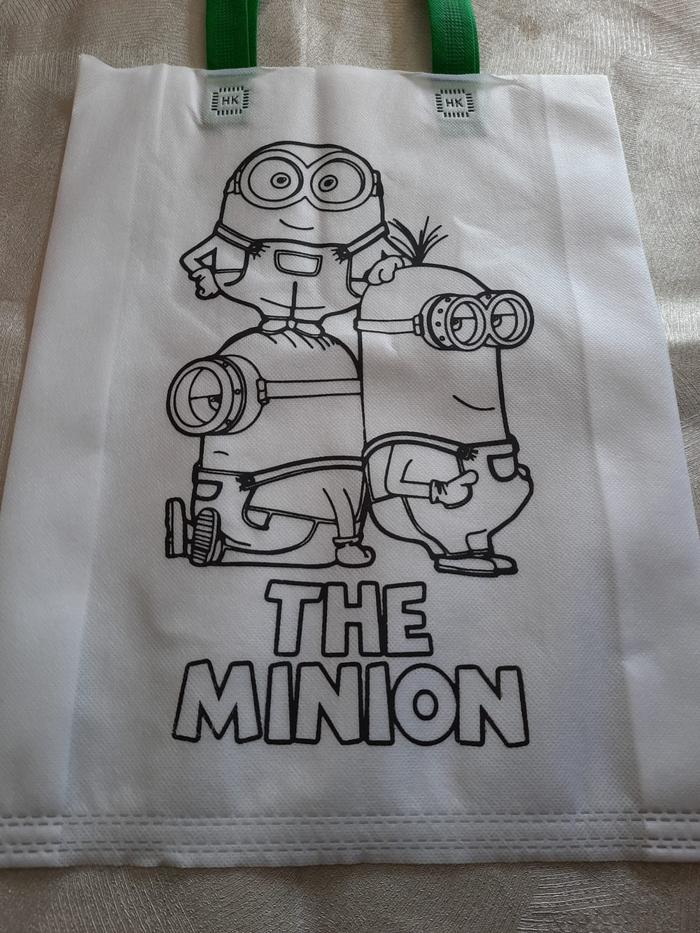Gambar MEWARNAI TAS KAIN BESAR (HANYA TAS SAJA) MAINAN EDUKASI ANAK PRAKARYA - Minion dari Rawkstar undefined Tokopedia
