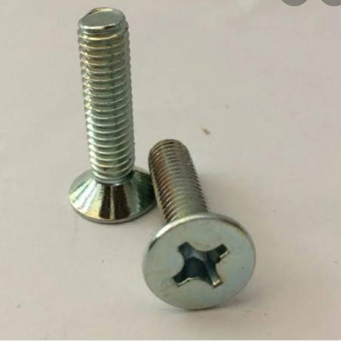 Gambar baut jf m6 x 15 isi 100 obeng plus dari baut mandiri undefined Tokopedia