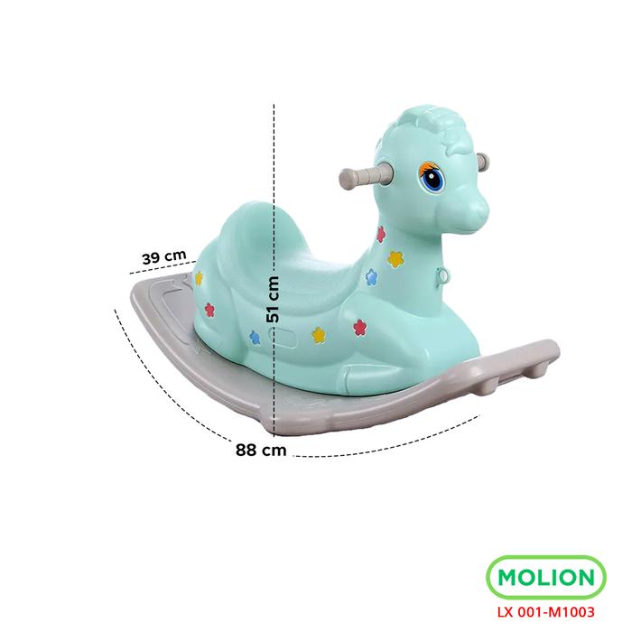 Gambar SPEEDS Ayunan Anak Mainan Ayunan Kuda Kudaan Bermain Karakter Lucu Playground Playgym Seru 001-M1310 PINK - 1003BRU dari Speedshome undefined Tokopedia