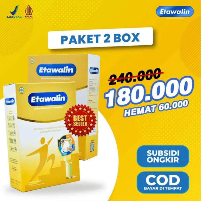 Gambar Paket 2 Box Susu Etawalin - Susu Kambing Etawa Redakan Nyeri Sendi dari Susu Etawalin Store Surabaya undefined Tokopedia