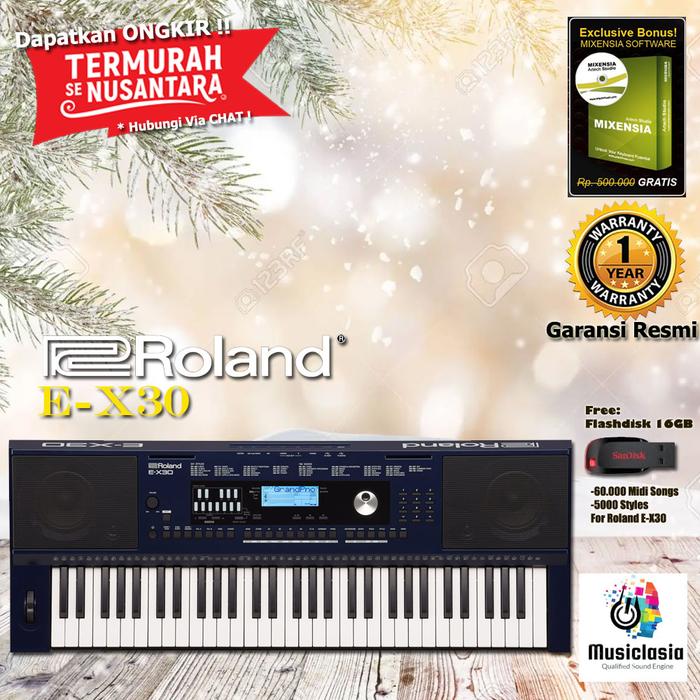 Gambar ROLAND EX-30 / EX30 / EX 30 / E-X30 / Arranger Keyboard Garansi Resmi - Paket 1 dari Musiclasia undefined Tokopedia