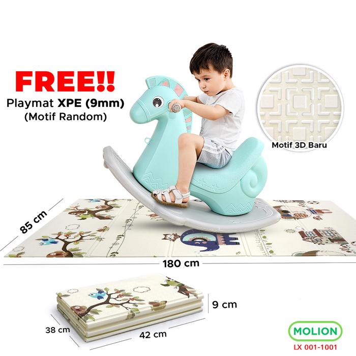 Gambar SPEEDS Ayunan Anak Mainan Ayunan Kuda Kudaan Bermain Karakter Lucu Playground Playgym Seru 001-M1310 PINK - 101BSET dari Speedshome undefined Tokopedia