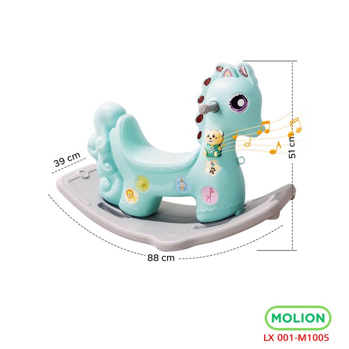 Gambar SPEEDS Ayunan Anak Mainan Ayunan Kuda Kudaan Bermain Karakter Lucu Playground Playgym Seru 001-M1310 PINK - 1005BRU dari Speedshome undefined Tokopedia