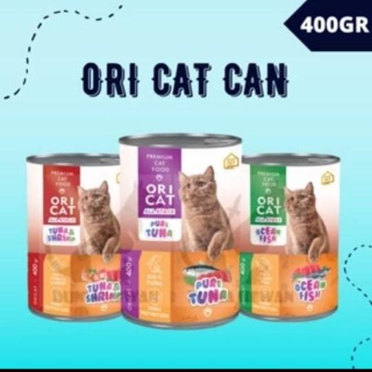 Gambar MAKANAN KUCING BASAH ORI CAT CAN KALENG 400 GR CAT FOOD - TUNA dari TP PETSHOP undefined Tokopedia