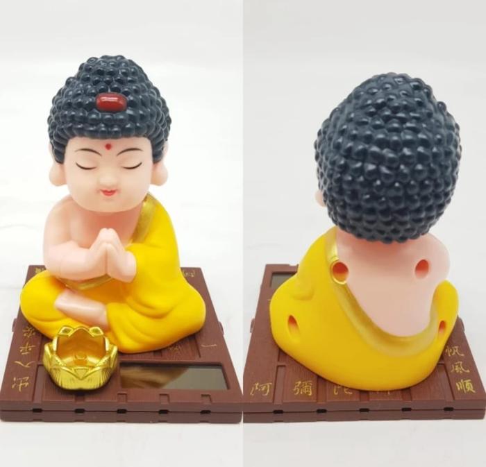 Gambar Pajangan Patung Hiasan Biksu Monk Buddha Hoki Rejeki dari VON_NEW undefined Tokopedia