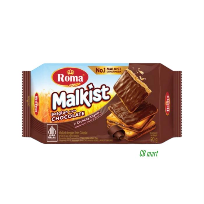 Gambar Biskuit Roma Malkist Cokelat 90 gr dari Karin Mart_NEW undefined Tokopedia