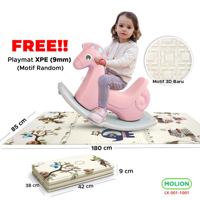 Gambar SPEEDS Ayunan Anak Mainan Ayunan Kuda Kudaan Bermain Karakter Lucu Playground Playgym  HDPE 001-M1310 - 101PSET dari Speedshome undefined Tokopedia