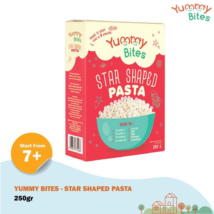 Gambar Snack Balita Camilan Sehat Bayi Yummy Bites Star Shaped Pasta 250g dari AmanahRayaStore undefined Tokopedia