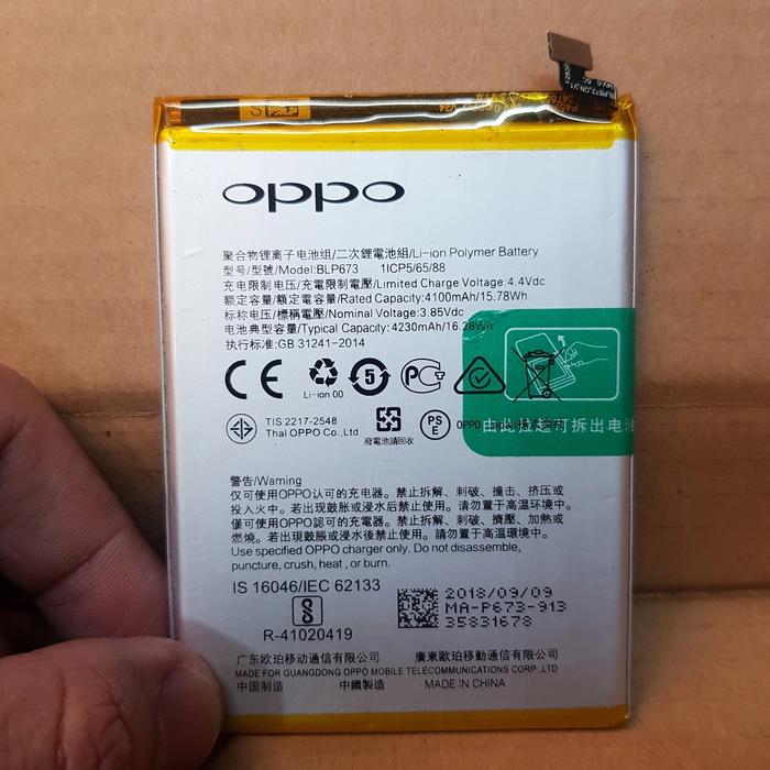 Gambar Baterai Oppo A31 Original dari Menarame undefined Tokopedia