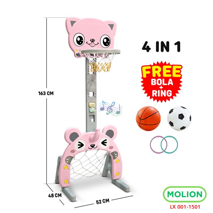 Gambar SPEEDS Ayunan Anak Mainan Ayunan Kuda Kudaan Bermain Karakter Lucu Playground Playgym  HDPE 001-M1310 - 1501PNK dari Speedshome undefined Tokopedia