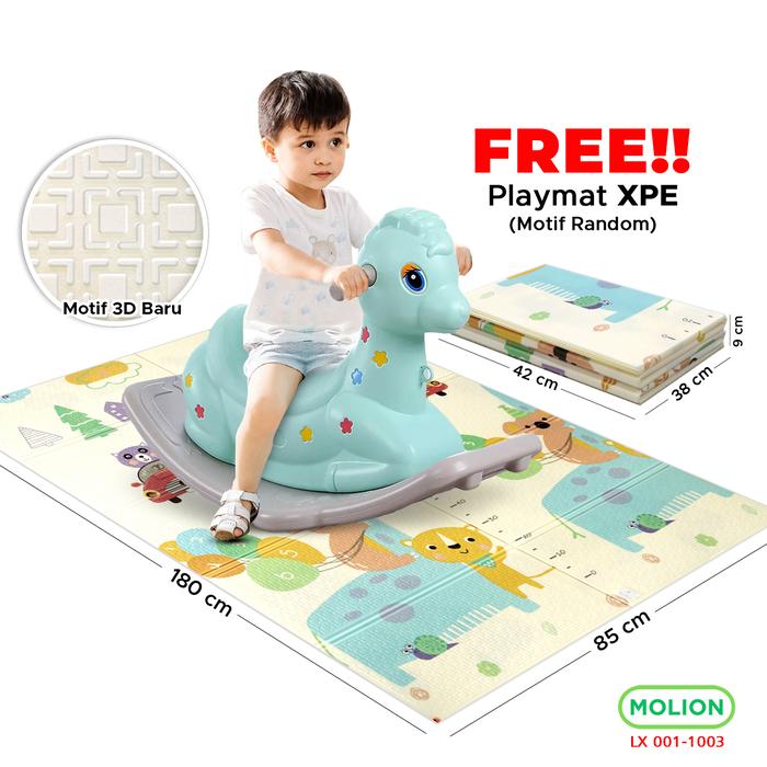 Gambar SPEEDS Ayunan Anak Mainan Ayunan Kuda Kudaan Bermain Karakter Lucu Playground Playgym Seru 001-M1310 PINK - 103BSET dari Speedshome undefined Tokopedia