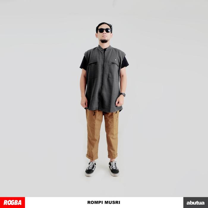 Gambar Rompi Musri ROGBA - Rompi Shalat Rosal muslim Riders Motor Sporty - Abu Tua, M dari Rosal Indonesia_NEW undefined Tokopedia