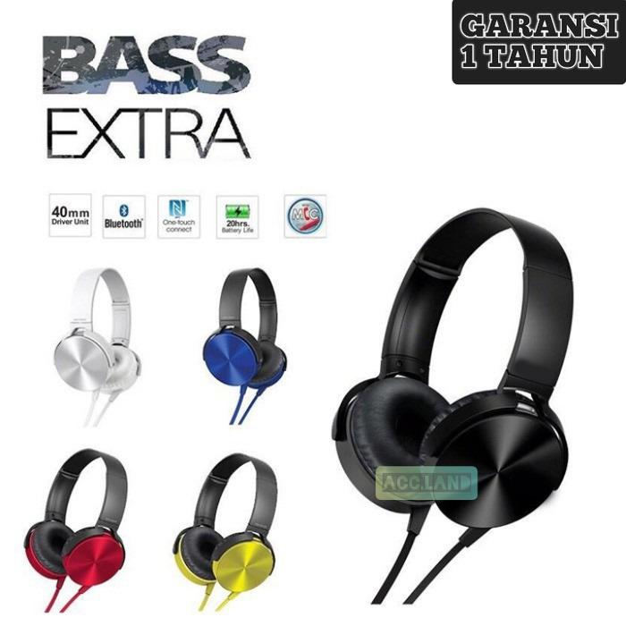 Gambar HEADPHONE BANDO XB450 BASS STEREO WITH MIC HEADSET KABEL EXTRA BASS dari Acc.land2 undefined Tokopedia