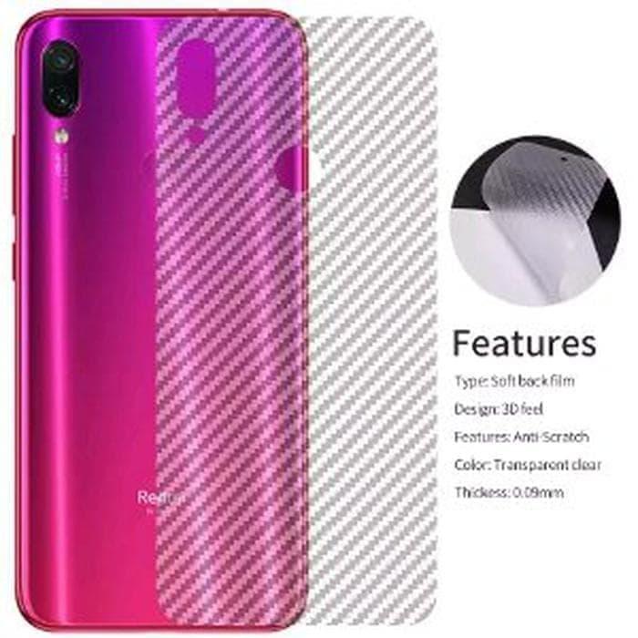 Jual Realme Pro Anti Gores Karbon Carbon Biasa Belakang Back