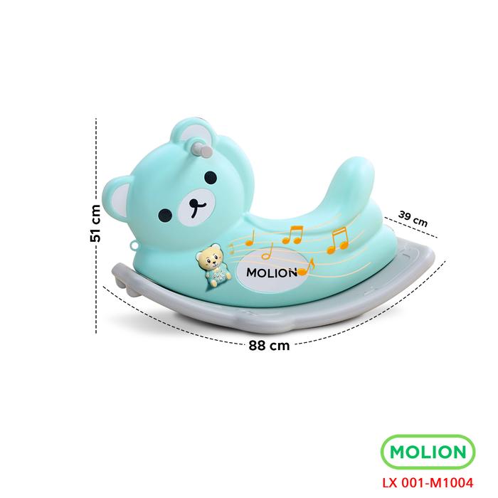 Gambar SPEEDS Ayunan Anak Mainan Ayunan Kuda Kudaan Bermain Karakter Lucu Playground Playgym  HDPE 001-M1310 - 1004BRU dari Speedshome undefined Tokopedia