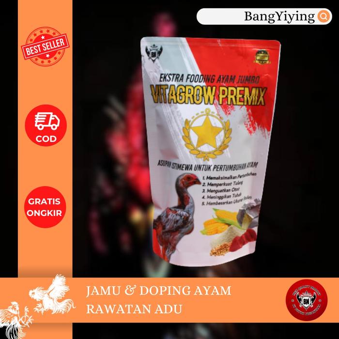Gambar VITAGROW PREMIX BOTOH NUSANTARA PAKAN AYAM PEMACU TUMBUH BADAN POSTUR - 200 GRAM dari Original Veta undefined Tokopedia