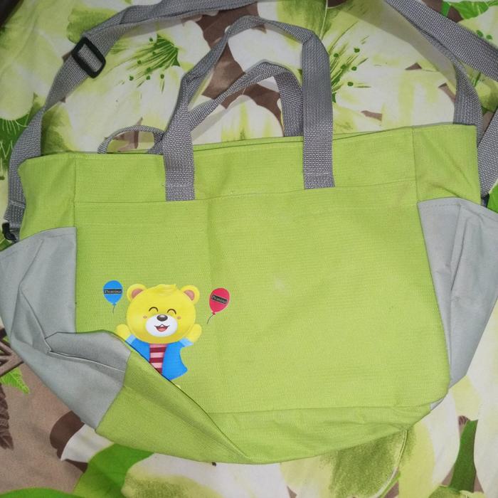 Gambar tas bayi promina preloved/ diaper bag preloved dari mamih kirei undefined Tokopedia