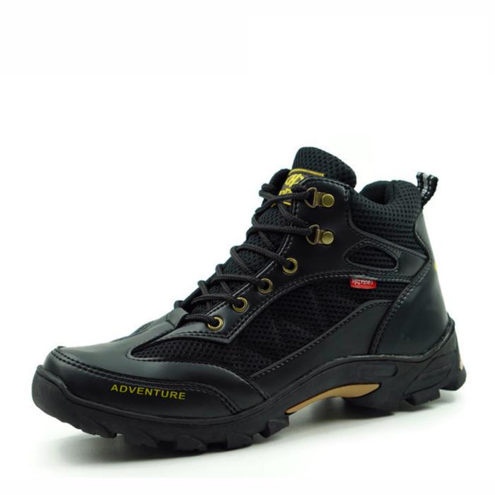 Gambar Sepatu Gunung Pria Cowok Spatu Boots Hiking Riding Outdoor Waterproof - M032 Hitam, 41 dari Auriermax Official undefined Tokopedia