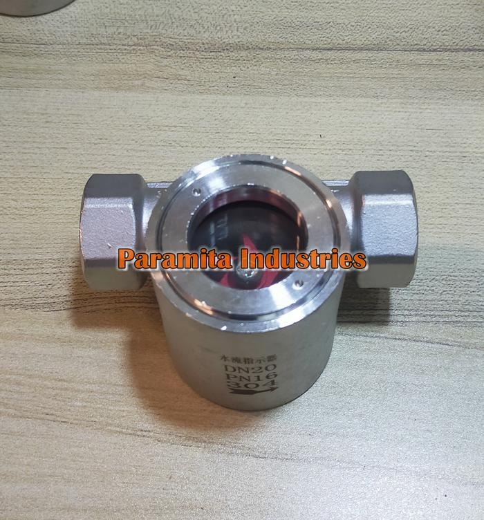 Sanitary Food Grade Stainless Steel SS304 Long Circular Vertical View Tank  Sight Glass 4" 102mm Sight Glass Diopter Stainless Steel 304 Circular View