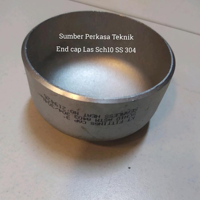 Gambar Dop Las / End cap Las Sch10 Stainless SS304 4" inch dari Sumber perkasa Teknik undefined Tokopedia