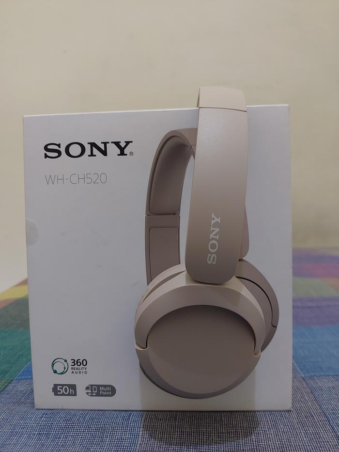 Gambar Wireless Bluetooth Headphone Sony WH-CH520 Beige mulus bgt garansi dari le techno undefined Tokopedia