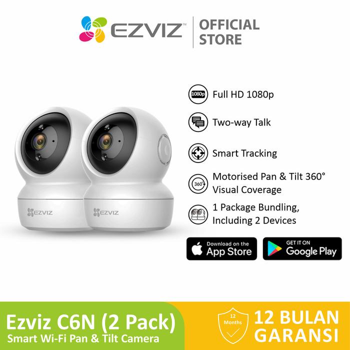 Wifi Ezviz C6n Onvif EZVIZ C6N 2MP Braket Memori Camera CCTV