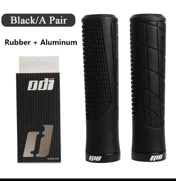 Gambar Handgrip handgrib grip Odi single lock Rubber anti slip untuk sepeda - Hitam dari Munky Bike undefined Tokopedia