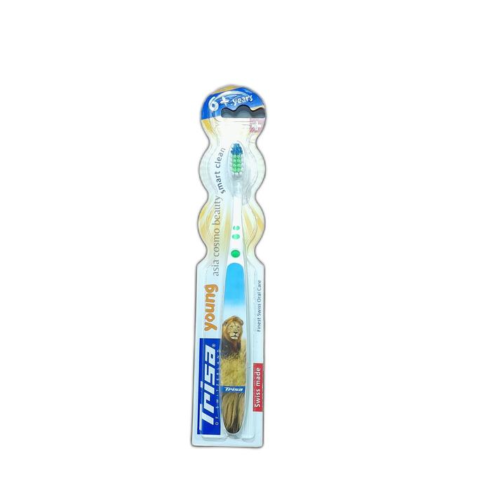 Gambar Trisa Youngkids 6 years+ Toothbrush - Biru dari Asia Cosmo Beauty undefined 3 Tokopedia