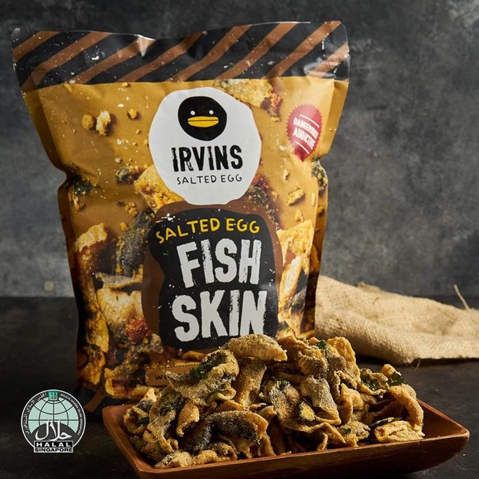 Gambar IRVINS Salted Egg Fish Skin regular size 105grams - Salted Egg dari Nyonya Belanja Corner undefined Tokopedia