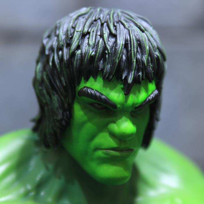 Gambar 1/12 Custom Marvel Legends Select Hulk Lou Ferrigno Head Sculpt HS - Neutral dari Vault Custom undefined Tokopedia