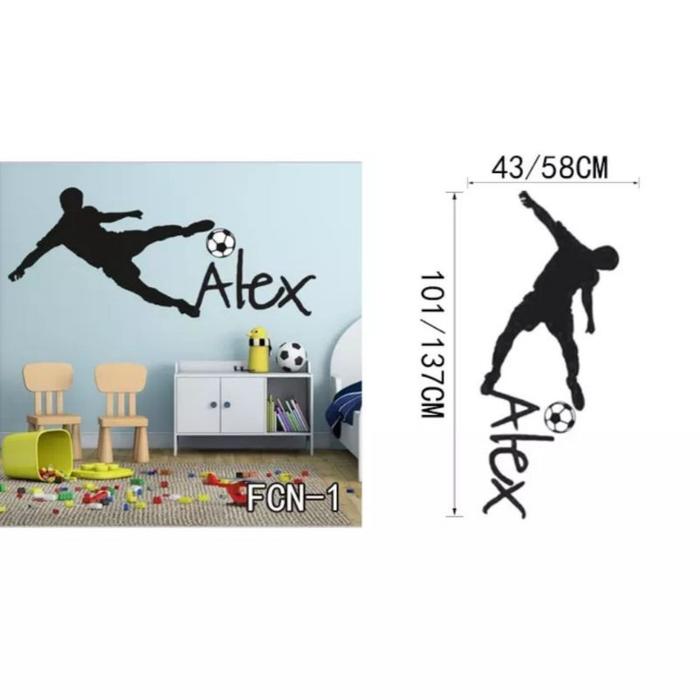 Gambar Stiker Dinding Kamar Tidur Anak Cowok Tema Sepak Bola Wall Sticker New - 1, L dari CMKpart undefined Tokopedia