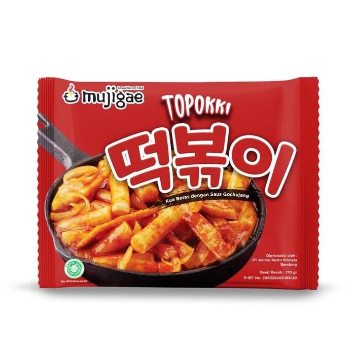 Gambar Mujigae Tteokbokki Korean Original/ Topokki Spicy 195gr - Original dari Toko Seraa undefined Tokopedia