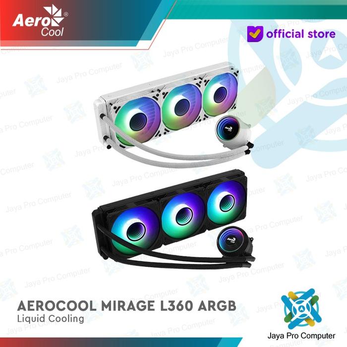 Promo Aerocool CPU Liquid Cooler Fan Mirage L360 ARGB Socket