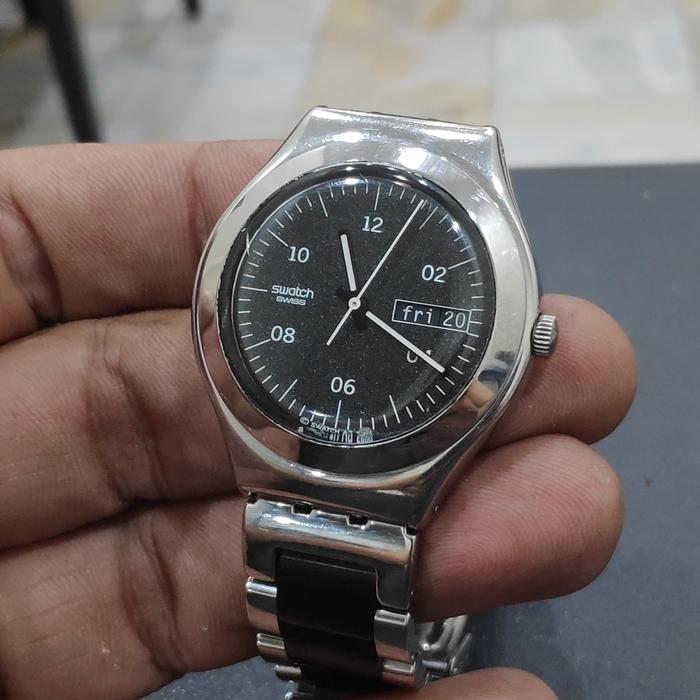 Swatch Irony Stainless Steel Swatch Watch Patented Water Resistant