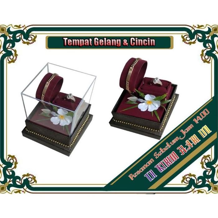 Gambar DISCOUNT TEMPAT GELANG DAN CINCIN PERNIKAHAN,TEMPAT GELANG DAN CINCIN - Hitam, One size dari Terry-Shops undefined Tokopedia