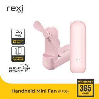 Gambar Rexi PF03 2-in-1 Foldable Handheld mini fan with powerbank 1500 mAH dari rexione Official Store undefined Tokopedia